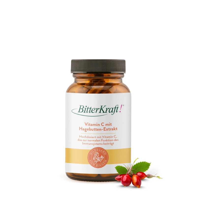 Bitterkraft Bitterkraft! Vitamin C mit Hagebutten Extrakt - Produktbild