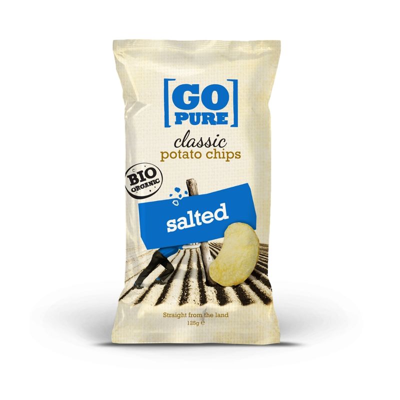 GoPure Classic potato chips salted vegan/glutenfrei - Produktbild
