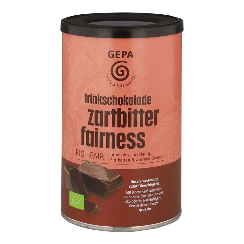 GEPA - The Fair Trade Company Bio trinkschokolade zartbitter fairness - Produktbild