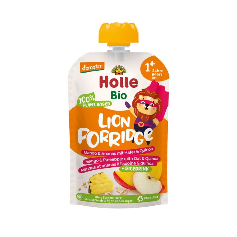 Holle  Lion Porridge - Mango & Ananas mit Hafer & Quinoa - Produktbild