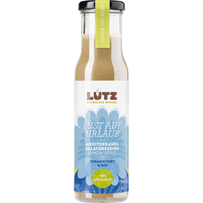 Lutz Ferment ; Dressing mediterran "Lust auf Urlaub" – bio - Produktbild