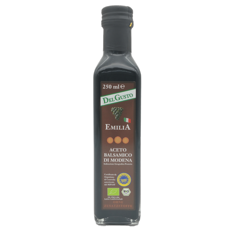 DelGusto ACETO BALSAMICO **** Quatro Stelle - Bio Vegan 4 Jahre Barrique - Produktbild