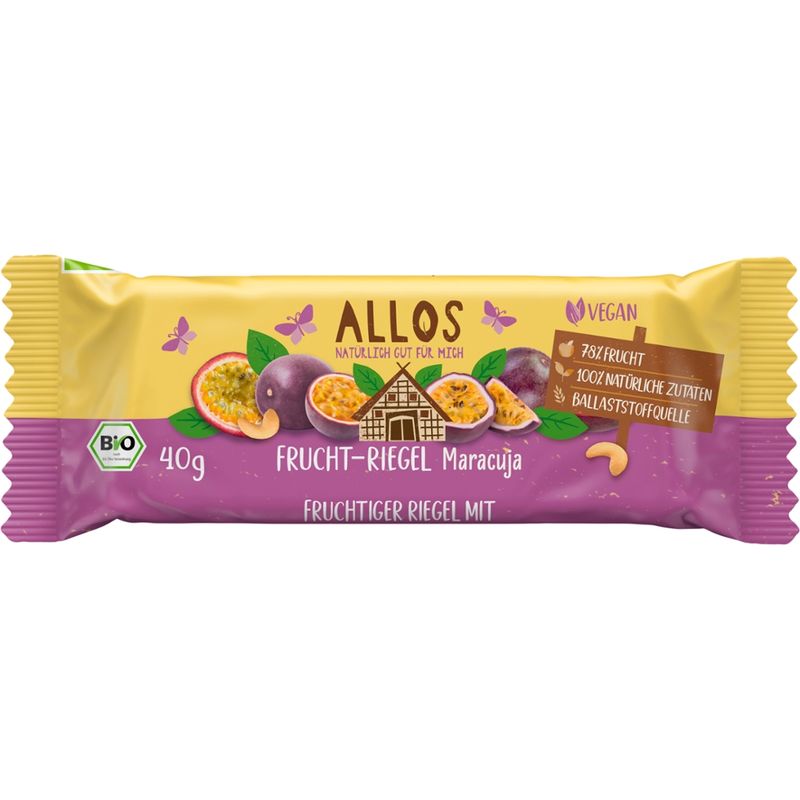 Allos Frucht-Riegel Maracuja - Produktbild