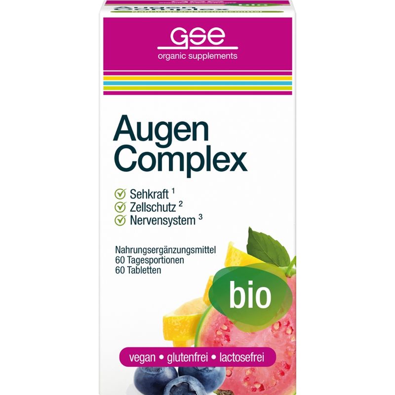 GSE  Augen Complex (Bio), 60 Tabletten à 500mg - Produktbild