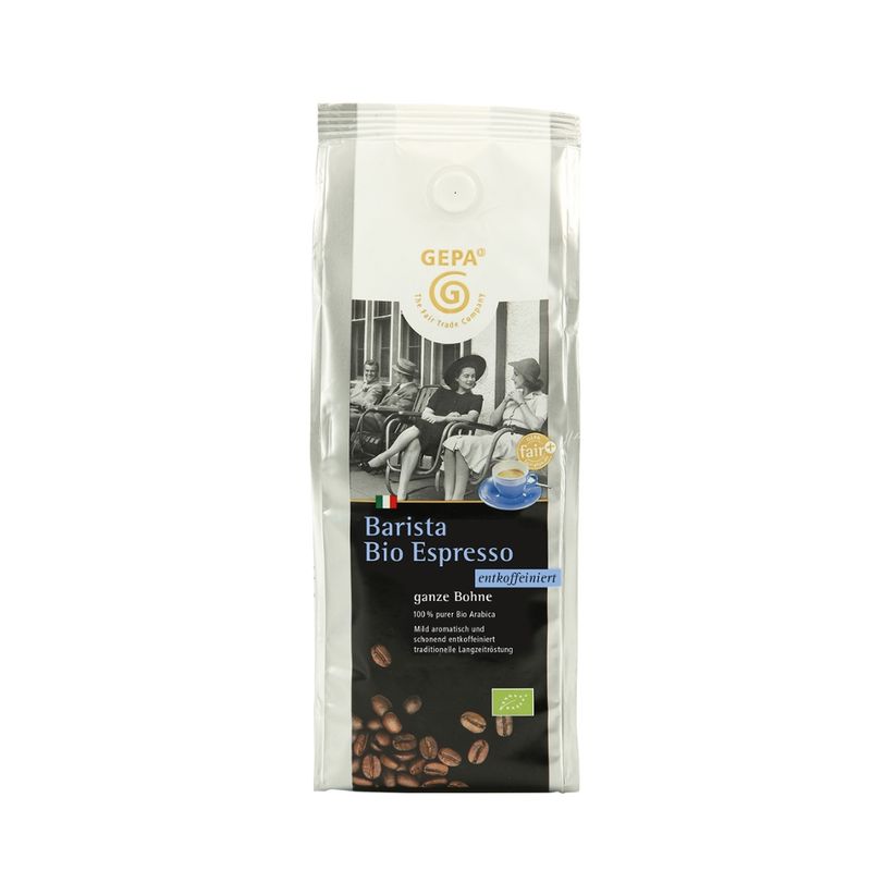 GEPA - The Fair Trade Company Barista Bio Espresso entkoffeiniert - Produktbild