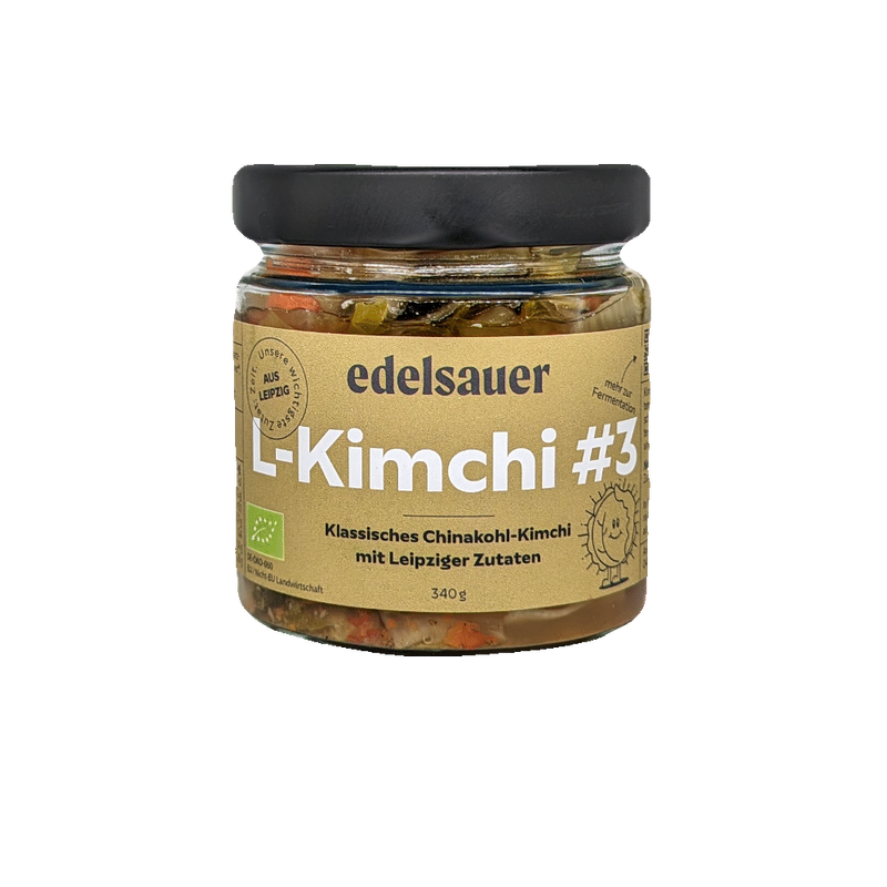 edelsauer L-Kimchi #3 - klassisches Chinakohl-Kimchi mit Leipziger Zutaten - Produktbild