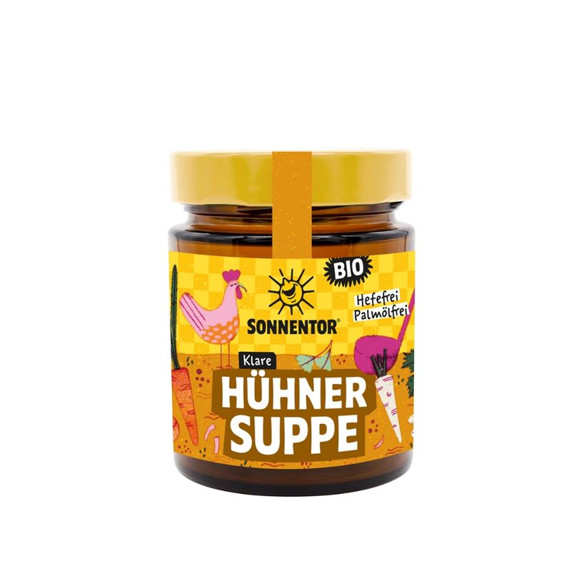 Sonnentor Hühnersuppe klar, Glas - Produktbild