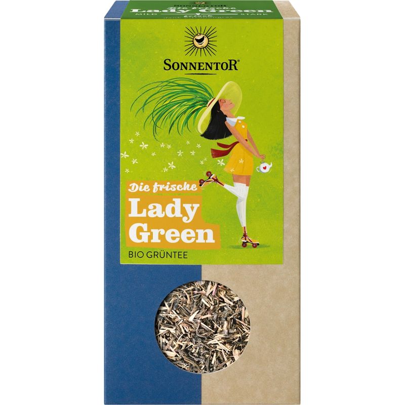 Sonnentor Die frische Lady Green Tee lose - Produktbild