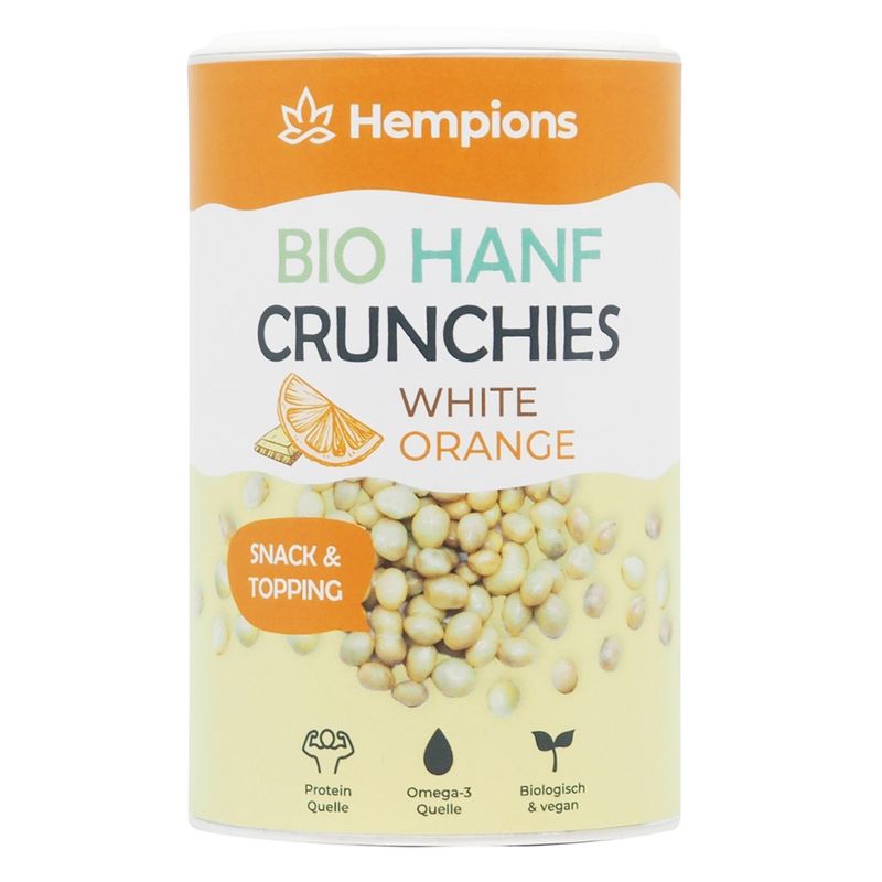 Hempions Bio Hanf Crunchies White Orange, 200 g - Produktbild