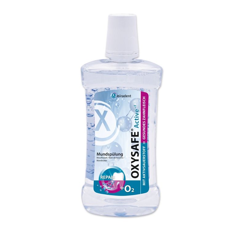 miradent miradent OXYSAFE Active +F Mundspüllösung - Produktbild