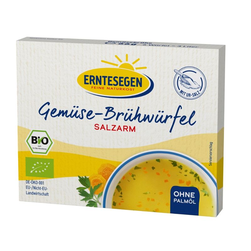 Erntesegen Gemüse-Brühwürfel -salzarm- - Produktbild