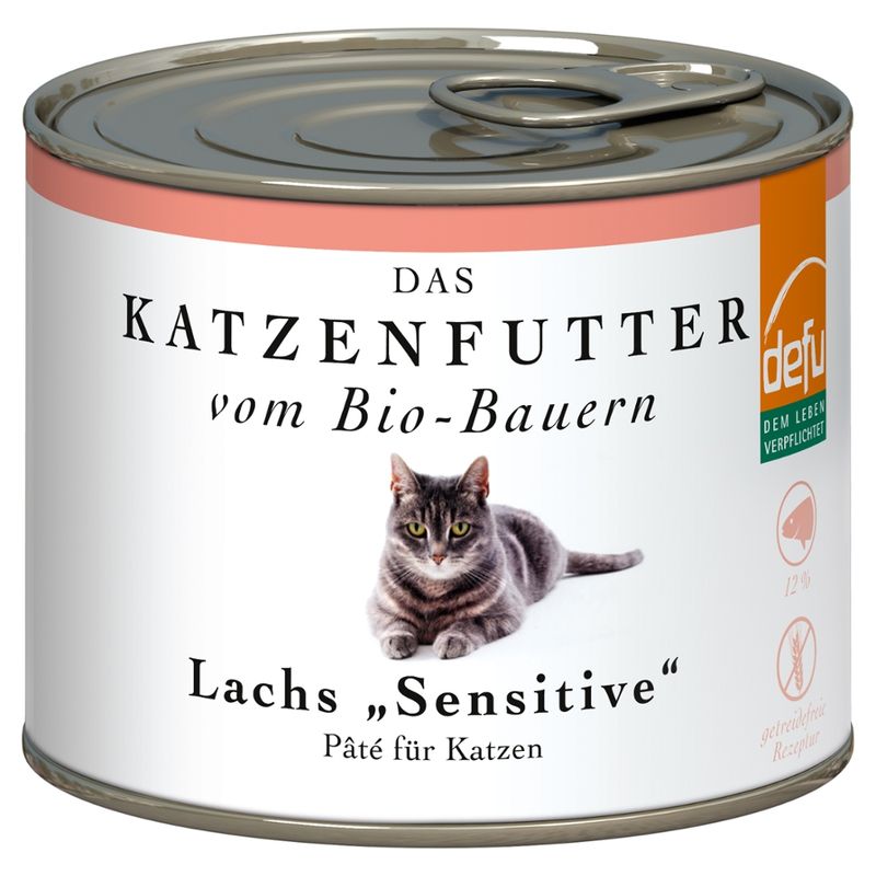 defu - Das Tierfutter vom Bio-Bauern Katze Lachs "Sensitive" - Produktbild