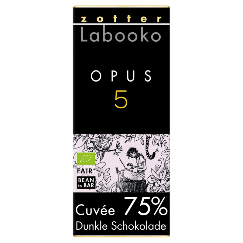 Zotter Schokolade Labooko Opus 75% 2026 - Produktbild
