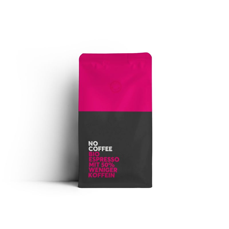No Coffee 50% weniger Koffein No Espresso- Bio 250g Ganze Bohne - Produktbild