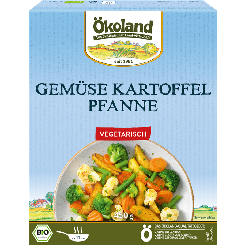 ÖKOLAND Gemüse-Kartoffel-Pfanne - Produktbild