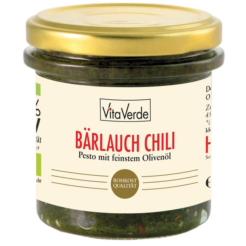Vita Verde Heldenkraut, Bärlauch-Chili-Pesto, 165 ml - Produktbild
