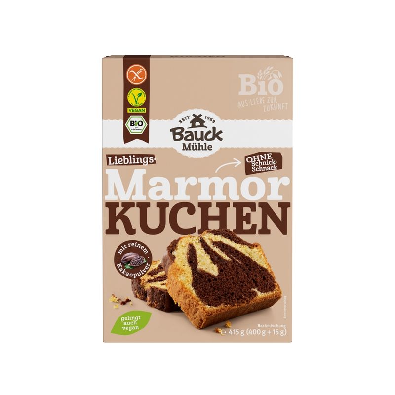 Bauck Mühle Marmorkuchen glutenfrei Bio - Produktbild