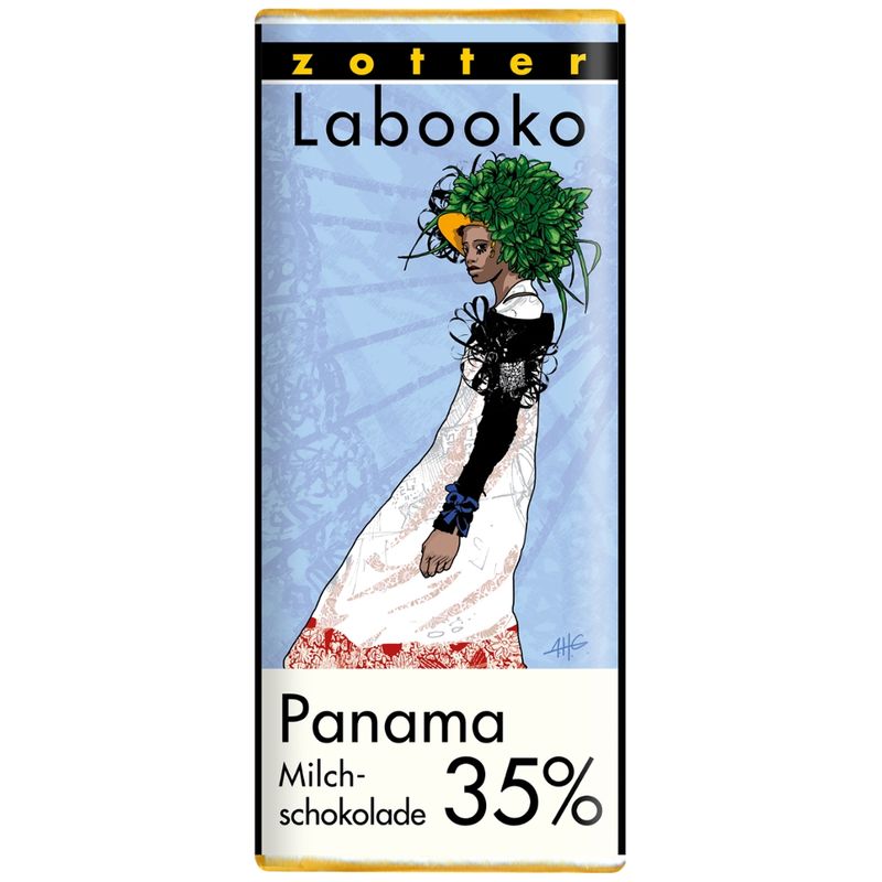 Zotter Schokolade Labooko Mini 35% Panama Milchschoko - Produktbild