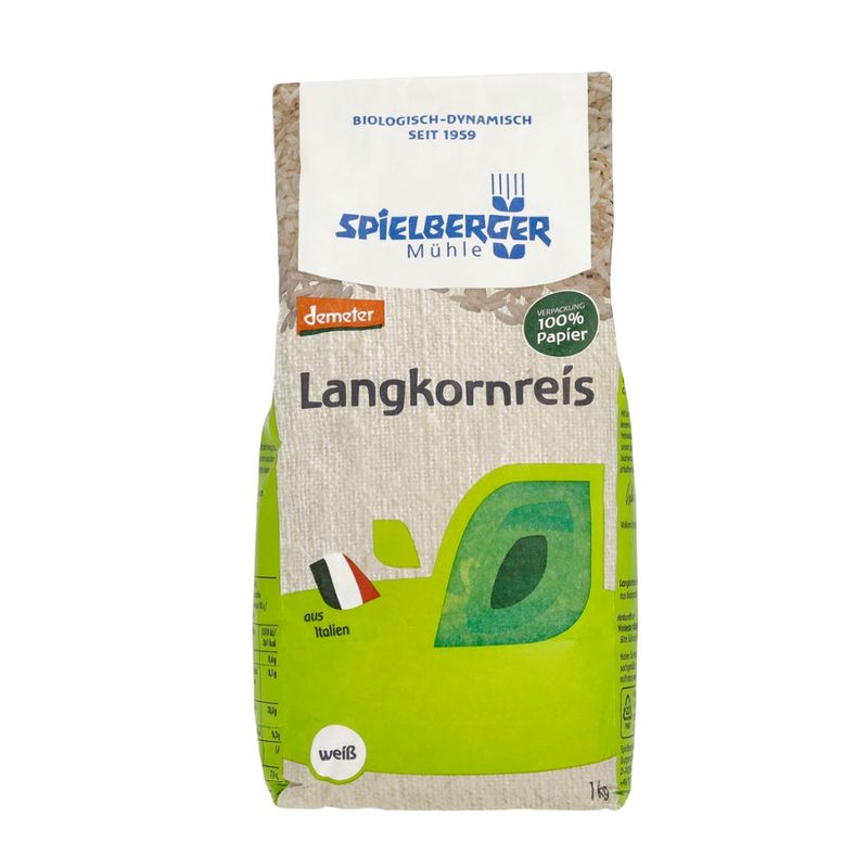 Spielberger Mühle Langkornreis, weiß, demeter - Produktbild