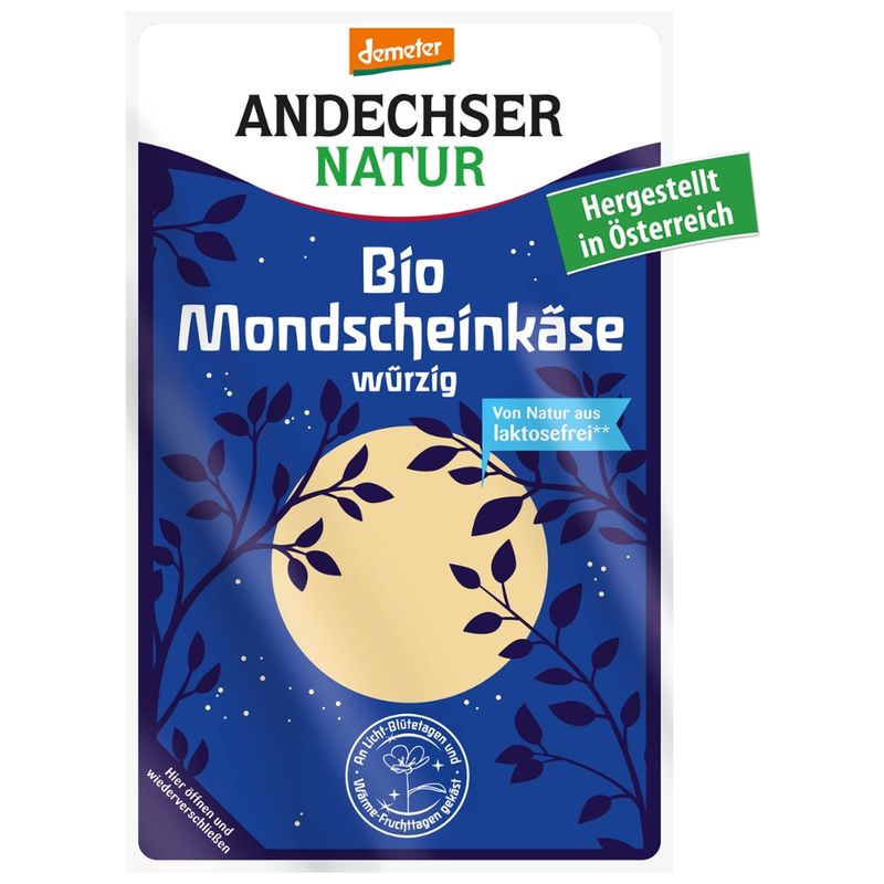 Andechser Natur DEM Mondscheinkäse 50% Scheiben - Produktbild