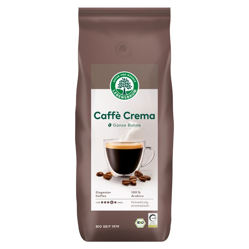 LEBENSBAUM Caffè Crema, ganze Bohne - Produktbild
