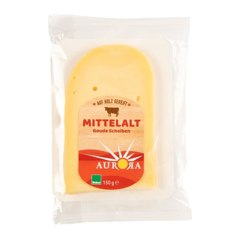 Aurora Gold Aurora Scheibenkäse Gouda Mittel Alt 5 x - Produktbild