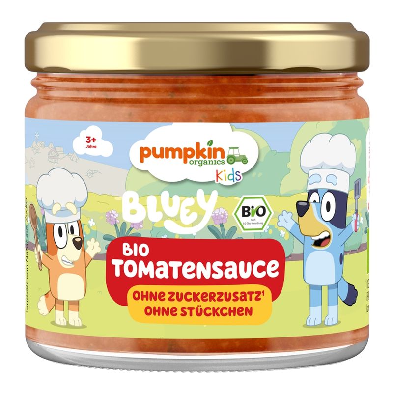 Pumpkin Organics Bluey Bio Tomatensauce - Produktbild