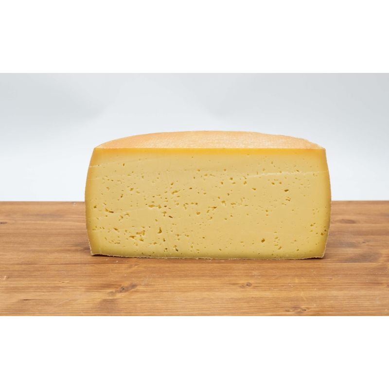 Backensholzer Rohmilchkäse Bröd, halbiert - Produktbild