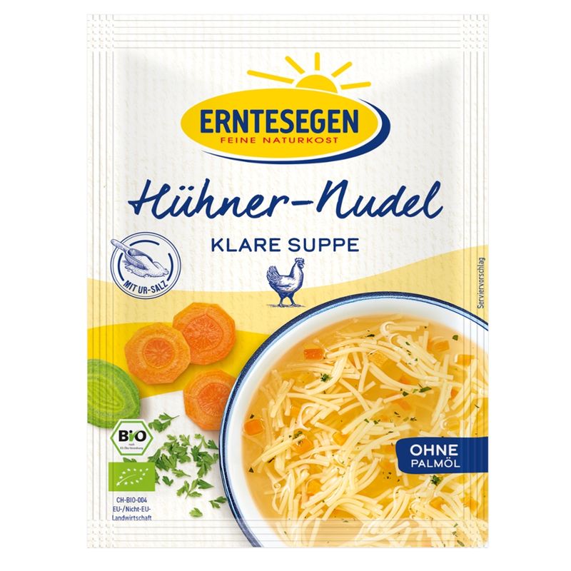 Erntesegen Hühner-Nudel Klare Suppe Bio - Produktbild