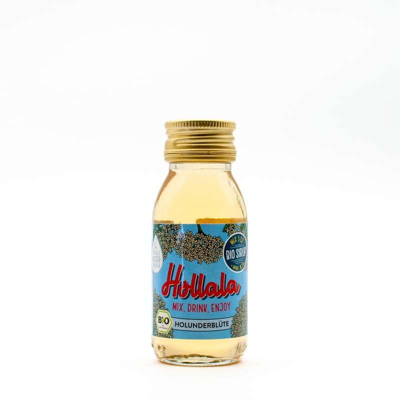 Hollala Bio (Demeter) Sirup Holunderblüte 60ml - Produktbild