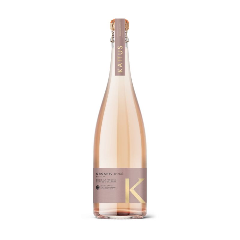 KATTUS - Wiener Schaumwein Manufaktur Kattus Organic Rosé AT-BIO-902 - Produktbild