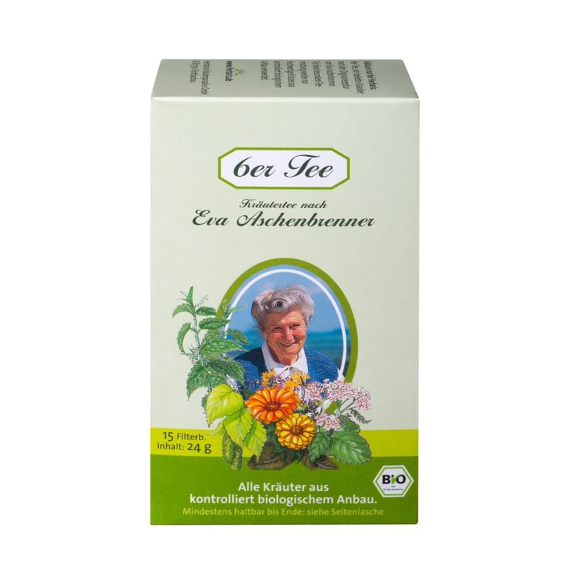 HERBARIA 6er Tee Eva Aschenbrenner bio 15 Filterbeutel - Produktbild