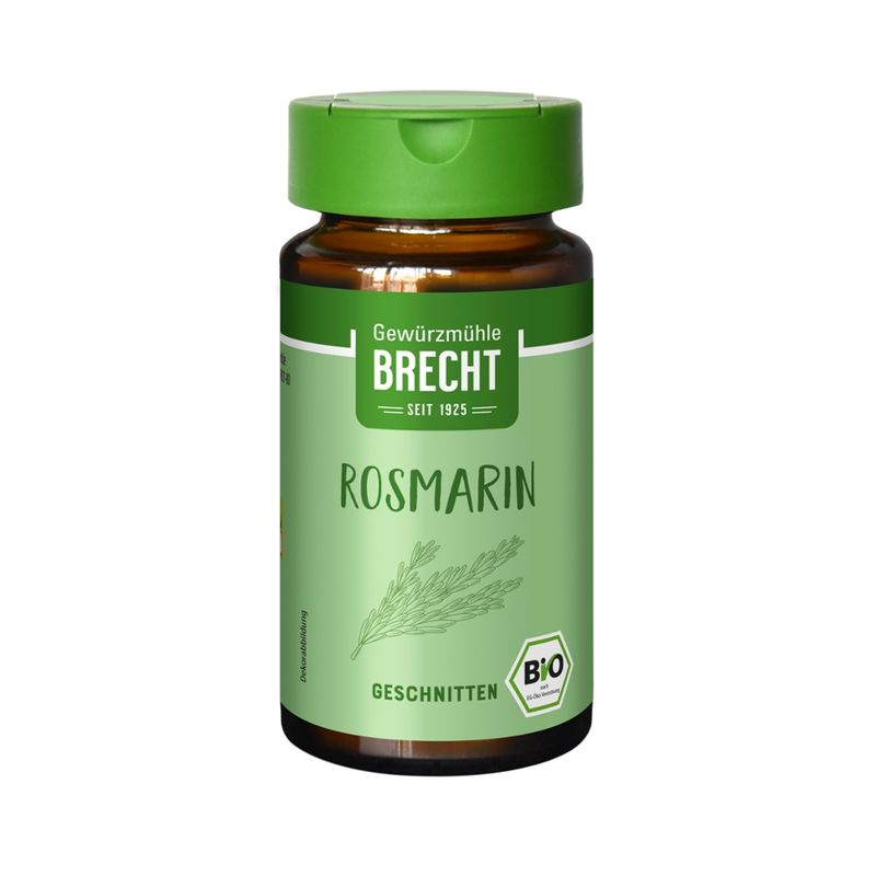 Gewürzmühle Brecht Rosmarin geschnitten - Glas - Produktbild