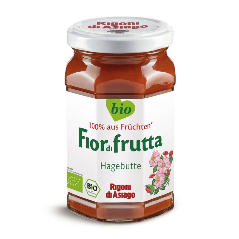 Rigoni di Asiago S.R.L.  Fiordifrutta Bio Hagebutten-Aufstrich - Produktbild