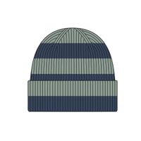 Kinder-Strickmütze, D772 navy blue/iceberg green - Produktbild