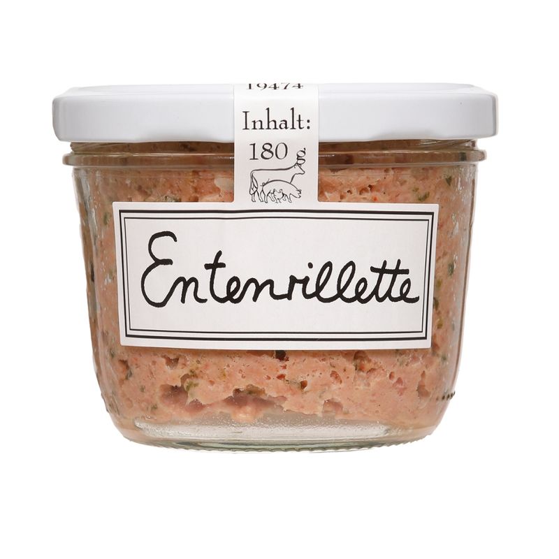 Schröder's Bio Fleisch- und Wurstwaren Entenrillette im Glas - Produktbild