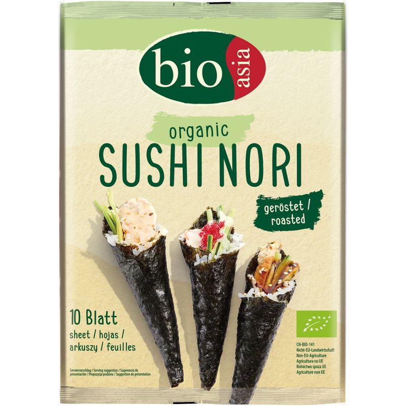 BIOASIA Bio Seetang, geröstet, für Sushi - Produktbild