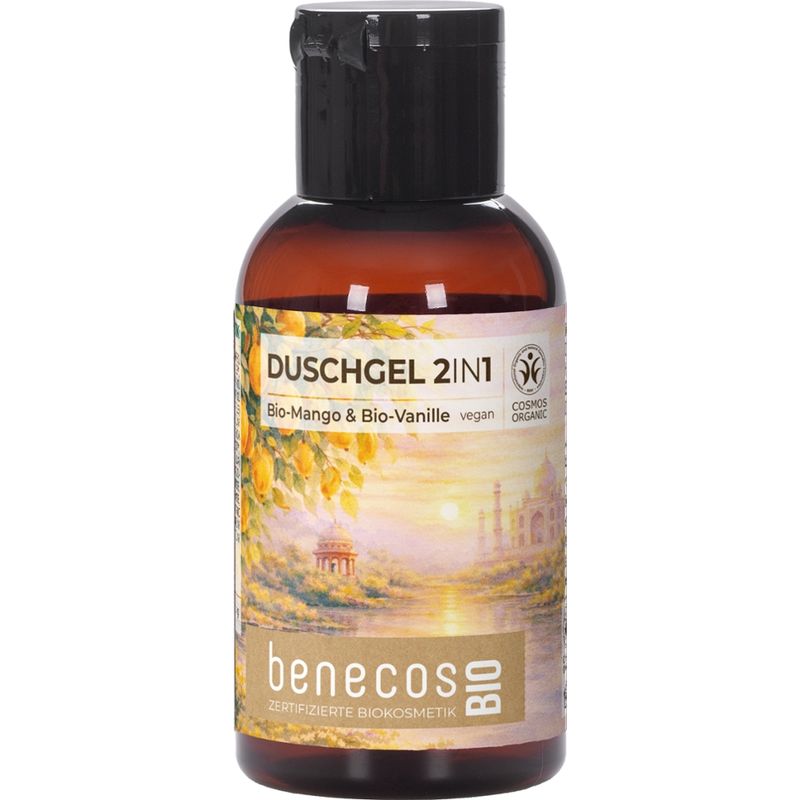 benecos benecosBio Mini Duschgel Sommer-Edition Bio-Mango & Bio-Vanille - Produktbild