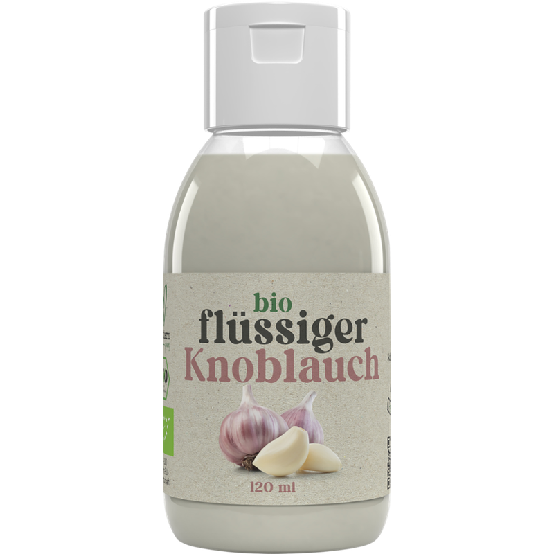 Northern Greens Northern Greens Bio Flüssiger Knoblauch 120 ml, die neue Art Dein Essen zu würzen - Produktbild