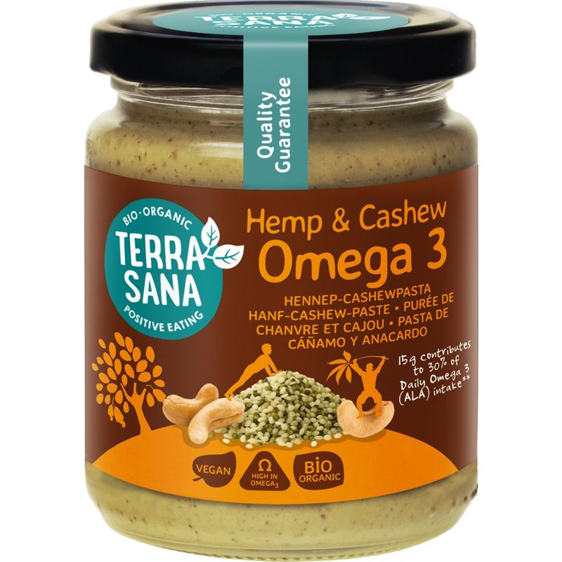 TerraSana Omega 3 - Hanf-Cashewmus fein - Produktbild