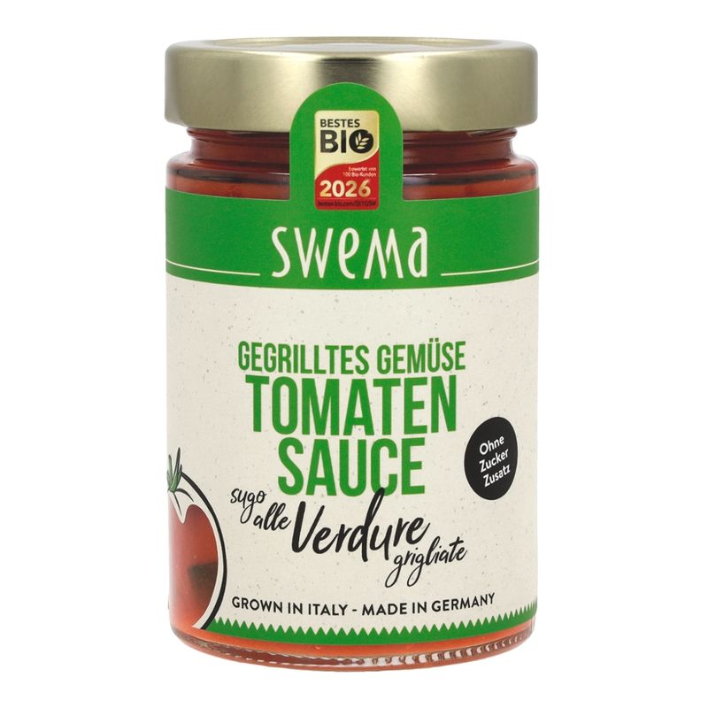 SweMa SweMa Tomatensauce gegrilltes Gemüse - Sugo alle Verdura grigliate, 300g - Produktbild