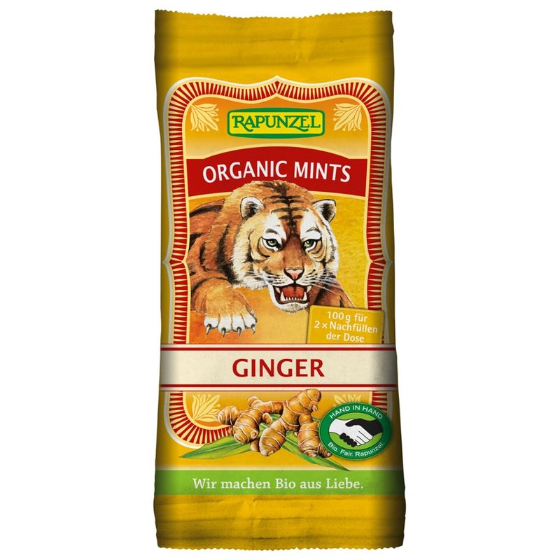 Rapunzel Organic Mints Ginger HIH Nachfüllbeutel - Produktbild