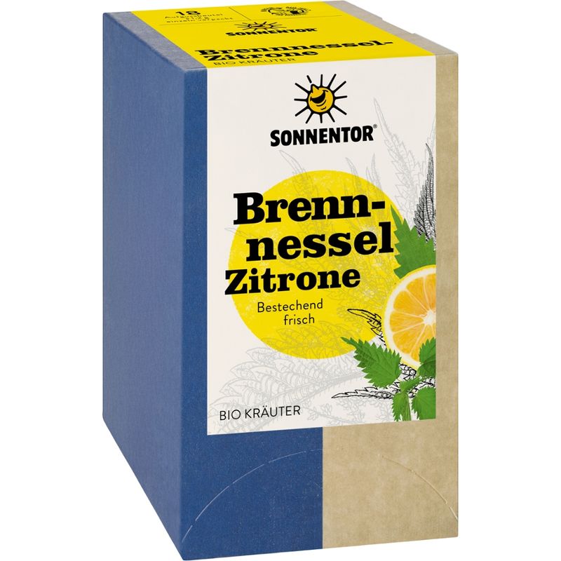 Sonnentor Brennnessel-Zitrone, Doppelkammerbeutel - Produktbild