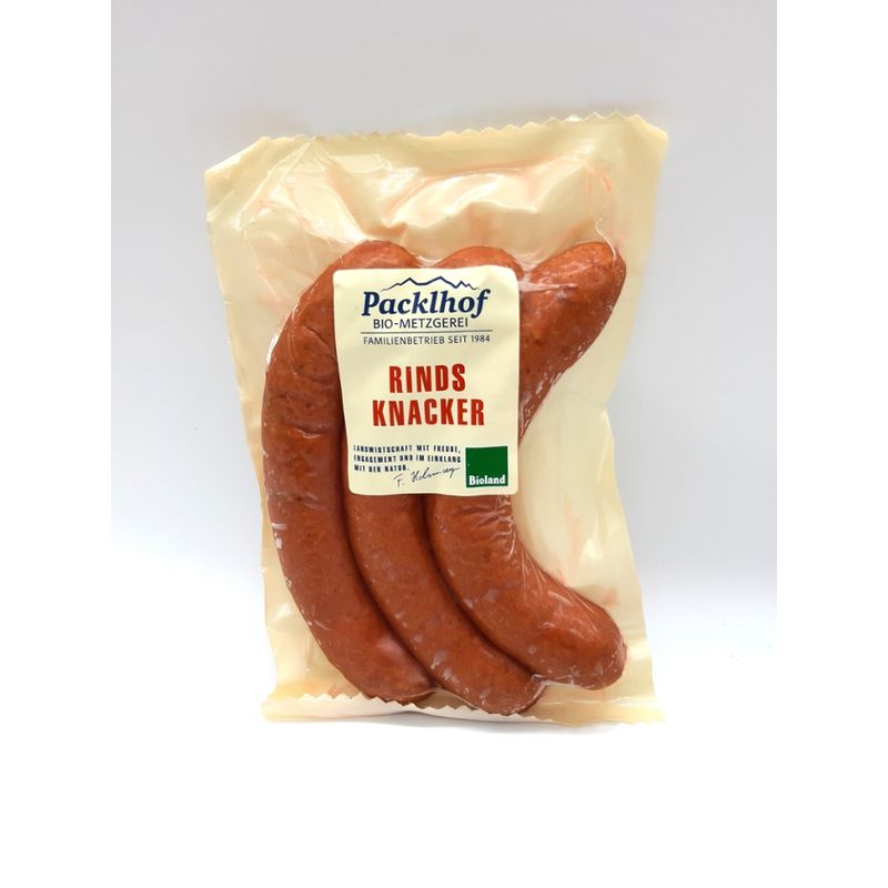 Packlhof Rindsknacker "Frankfurter Art" 300g VAC/SB/PAS - Produktbild