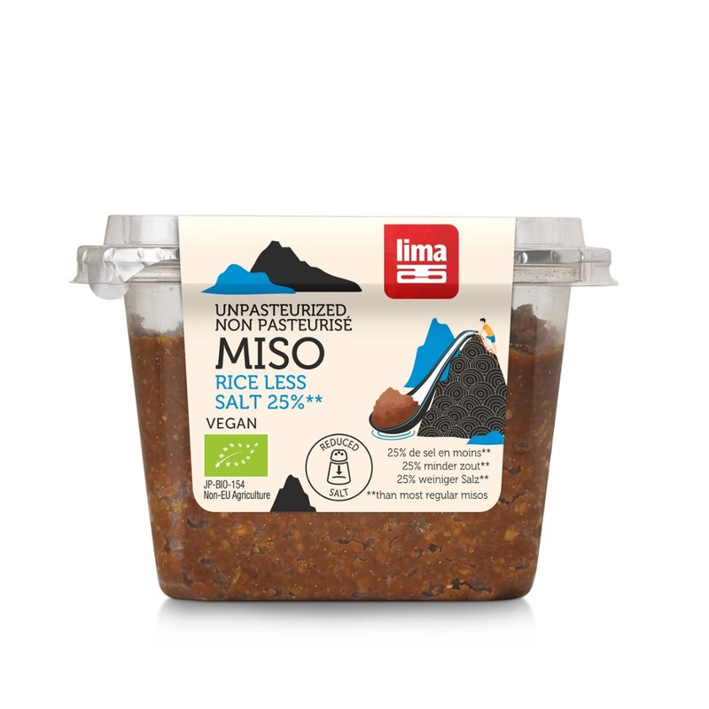 Lima Rice Miso 25% less Salt nicht pasteurisiert - Produktbild
