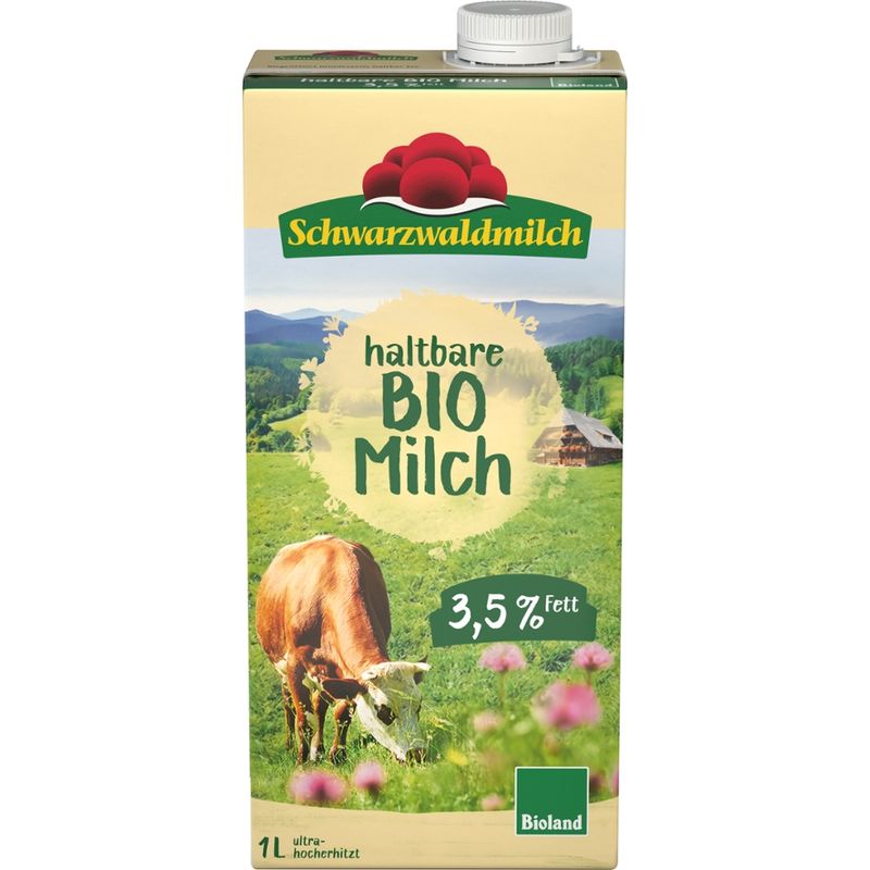 Schwarzwaldmilch BIO SWM BIO H-Milch 3,5% 12x1L PG - Produktbild