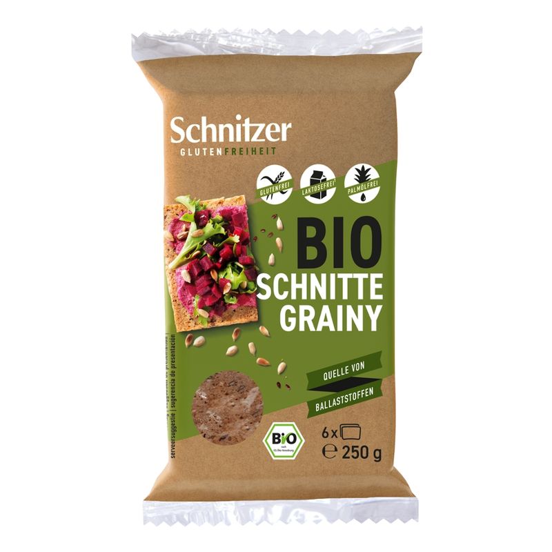 Schnitzer GLUTENFREIHEIT Bio Schnitte Grainy - Produktbild