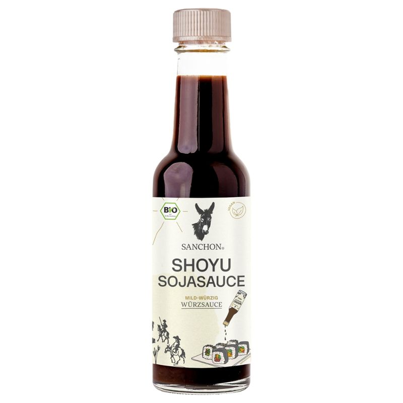 Sanchon WS Würzsauce Shoyu Sojasauce, 140ml, SANCHON, bio - Produktbild