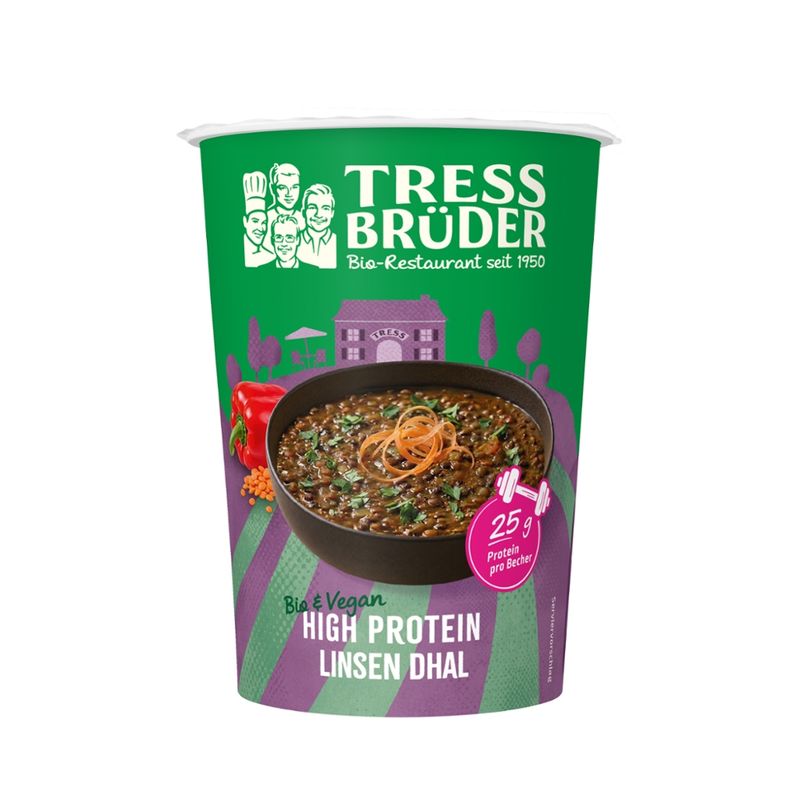 Tress Brüder Bio High Protein Linsen Dhal - Produktbild