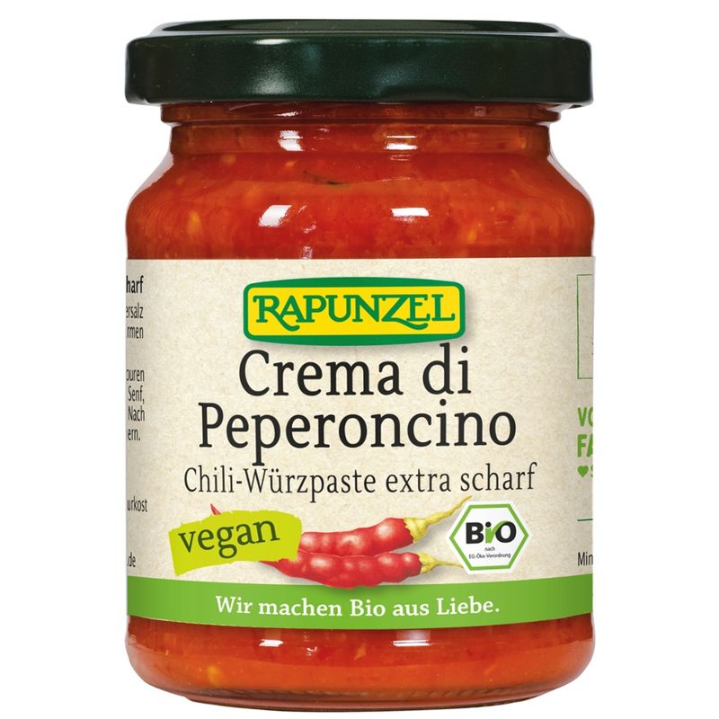 Rapunzel Crema di Peperoncino, Chili-Würzpaste extra scharf - Produktbild